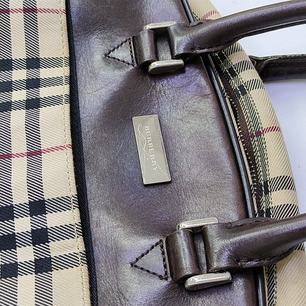 Canvas Top Handle Bag Beige