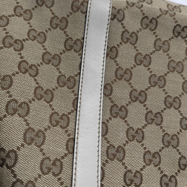 Monogram Canvas Tote Bag Brown