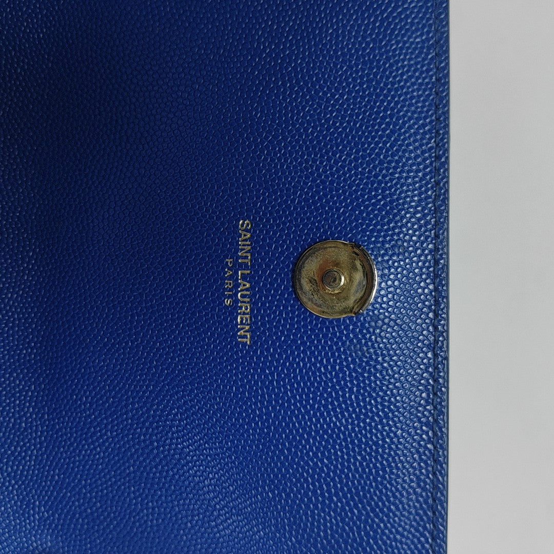 Authenticated pre-owned  KATE Mini Calfskin Blue - Shoulder Bag at Looply
