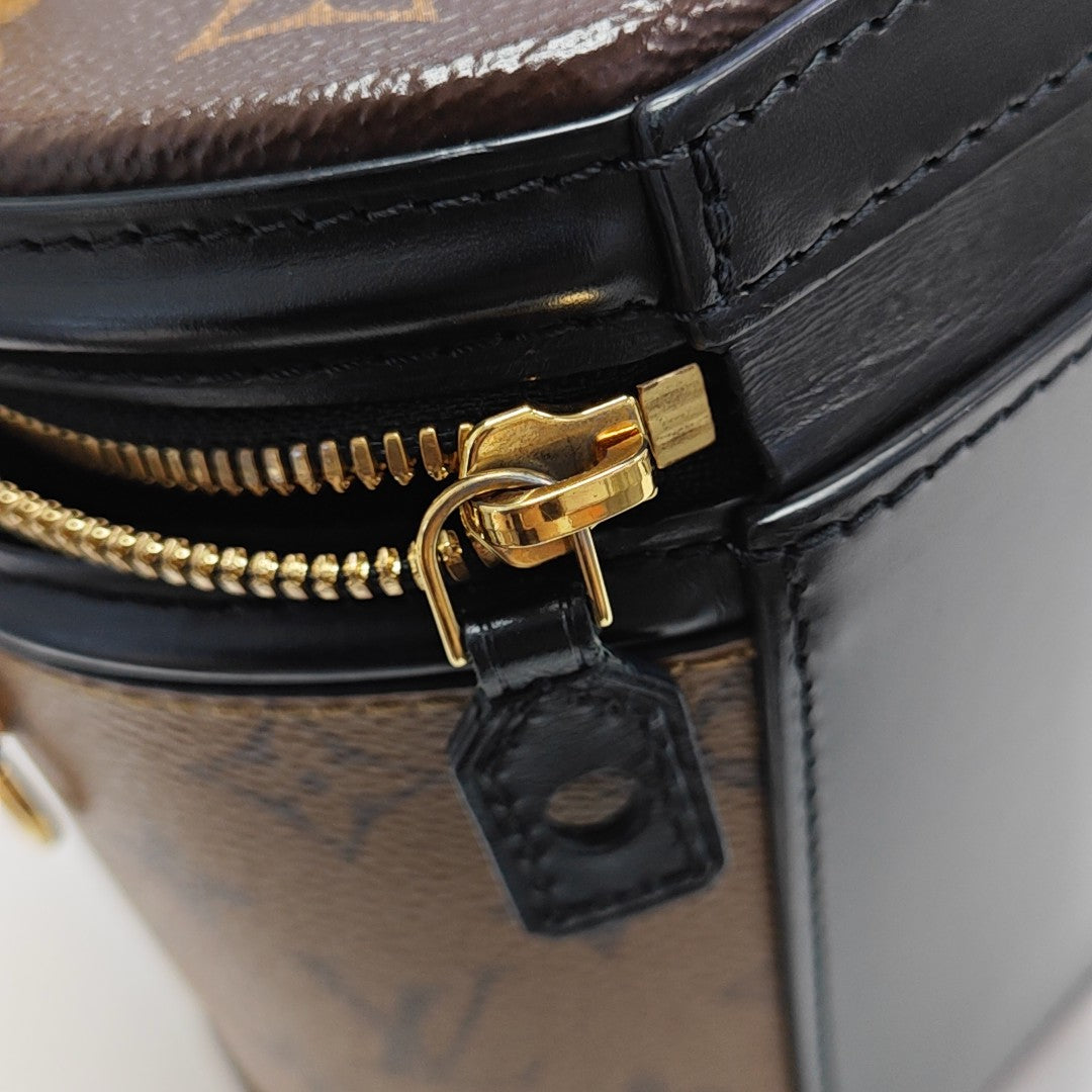 CANNES PM Monogram Coated Canvas Brown