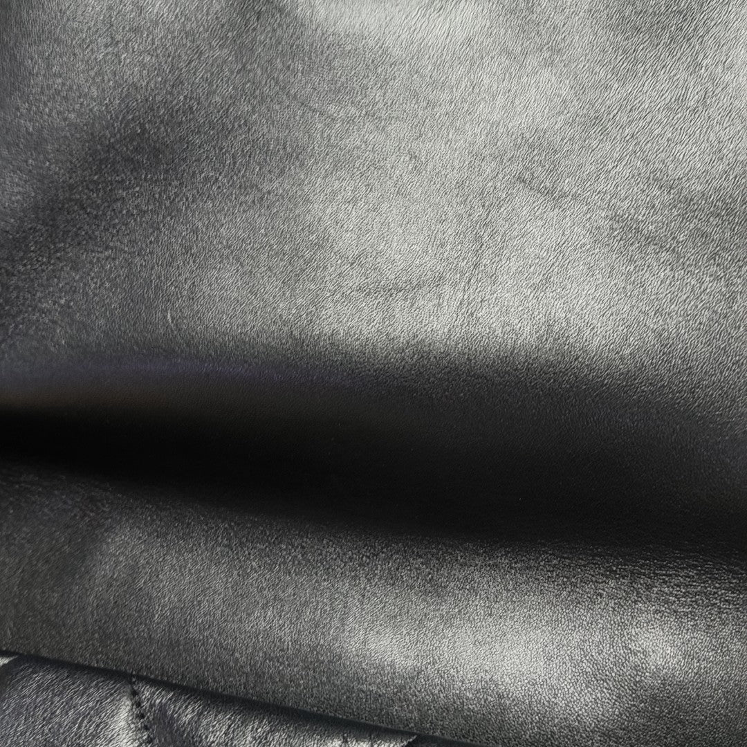 CHANEL 19 Maxi Quilted Lambskin Black