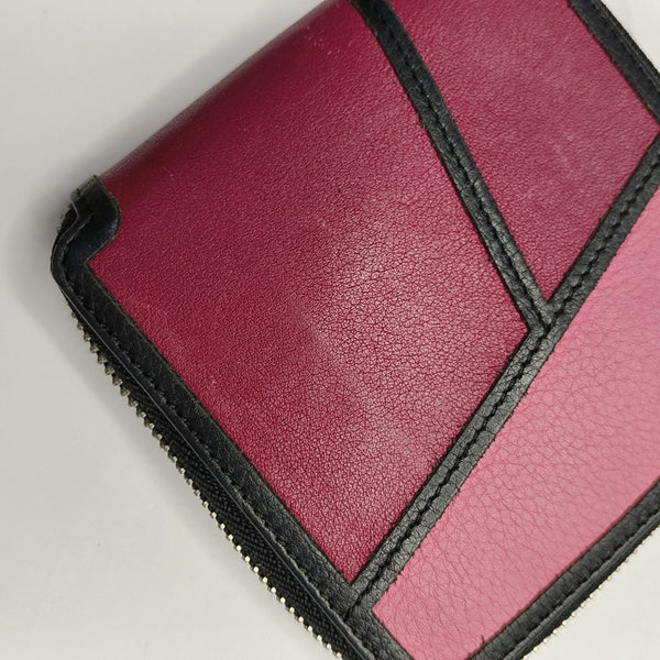 Cartera Puzzle de piel de ternera multicolor