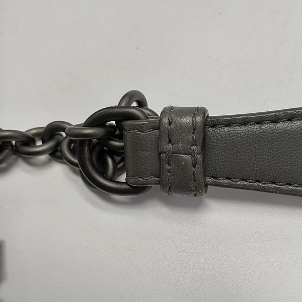 Calfskin Shoulder Bag Gray