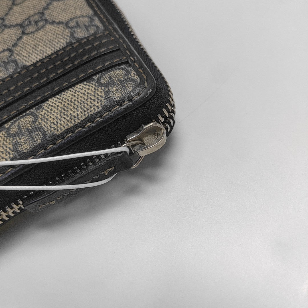 Monogram Coated Canvas Wallet Beige