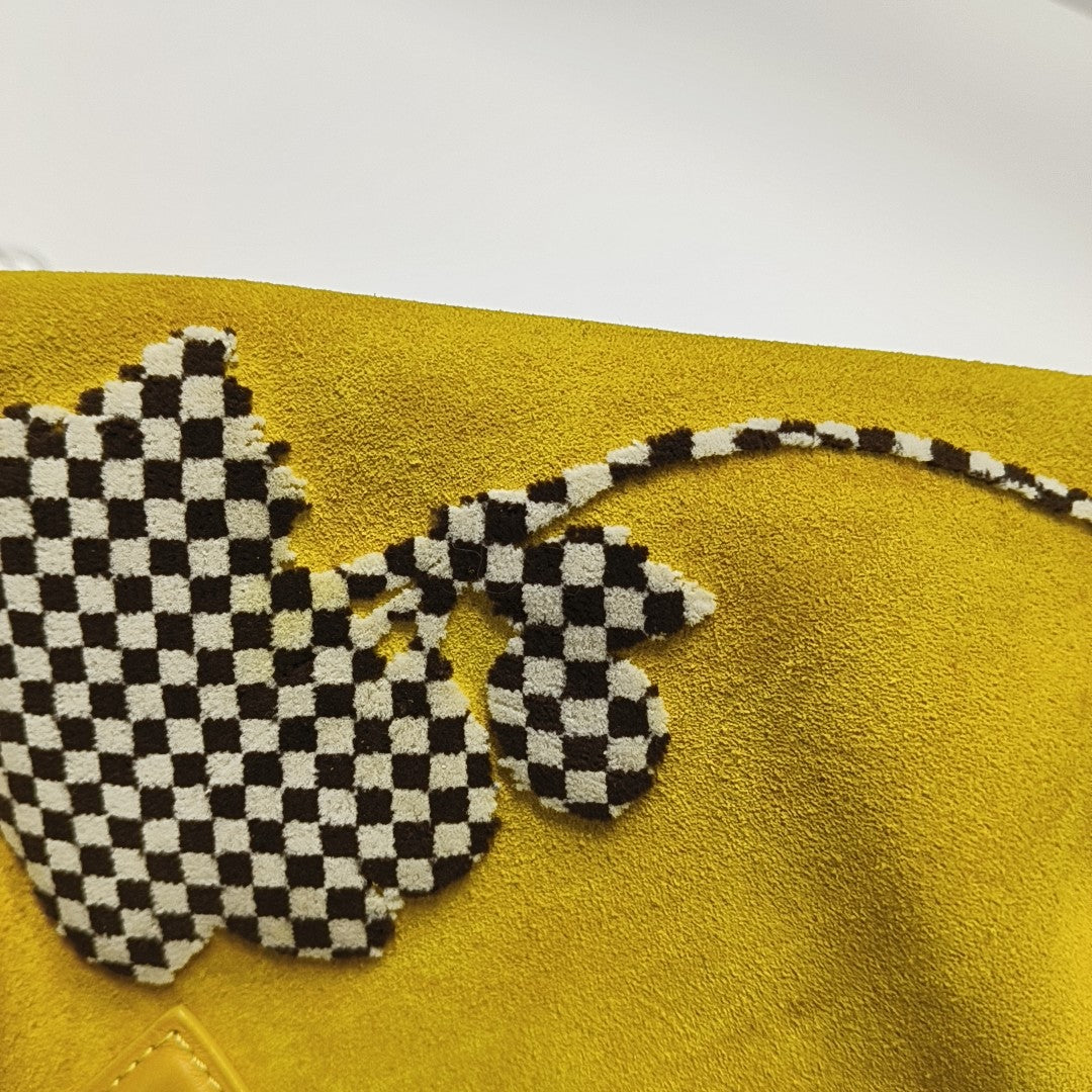 SPEEDY CUBE PM Damier Calfskin Yellow