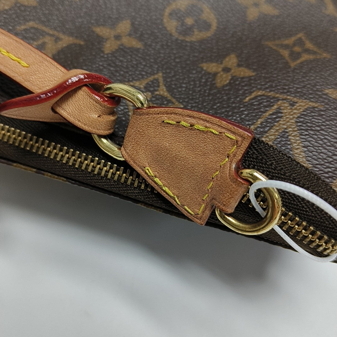 POCHETTE ACCESSOIRES GM Monogram Coated Canvas Brown