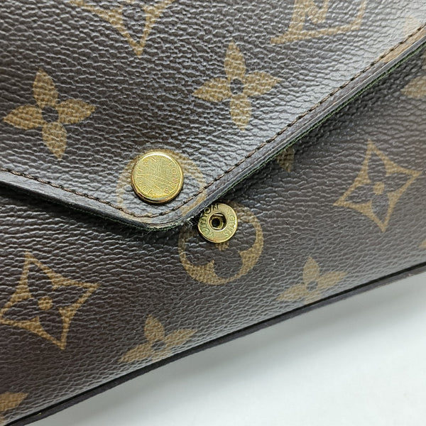 FÉLICIE Monogram Coated Canvas Brown
