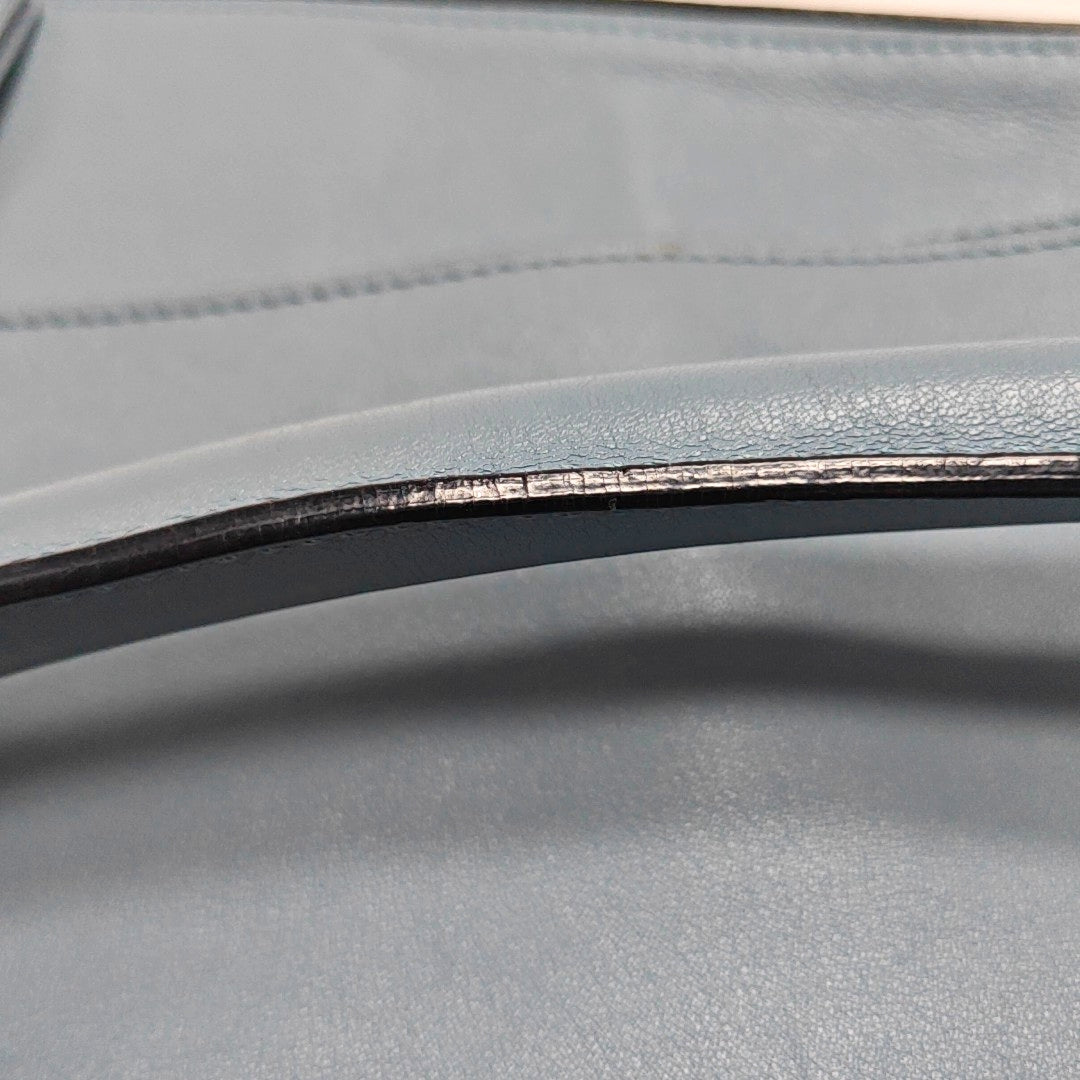 Authenticated pre-owned  Puzzle Medium Calfskin Blue - Crossbody Bag at Looply