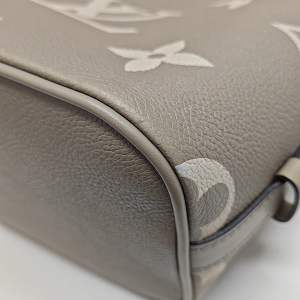 ALL IN BB Monogram Calfskin Gray