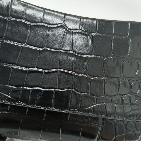 Hourglass Small Calfskin Black