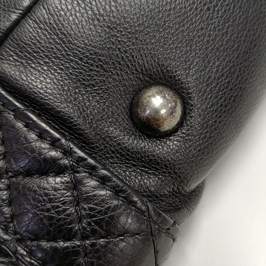 Quilted Calfskin Black