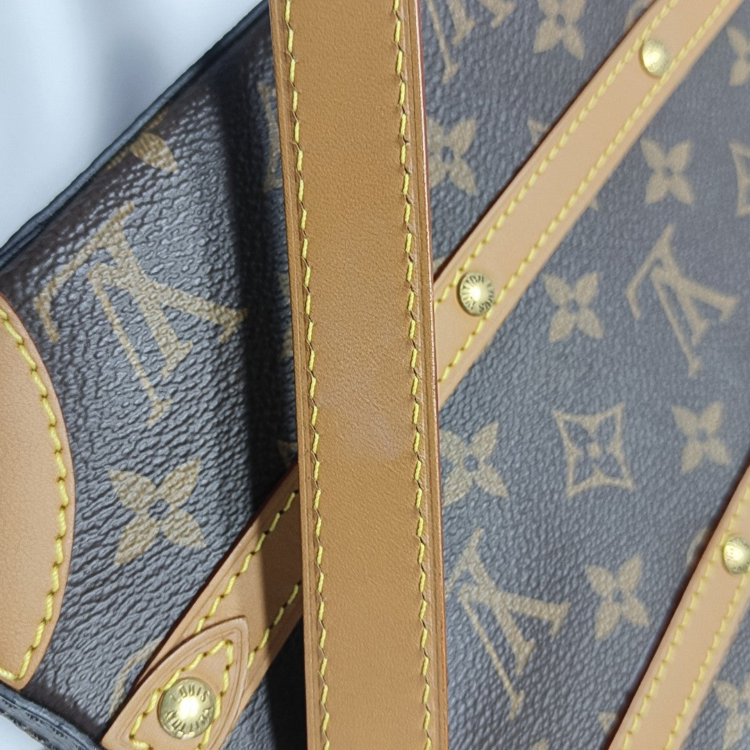 SOFT TRUNK PM Monogram Coated Canvas Brown