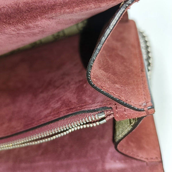 Authenticated pre-owned  Dionysus Small Monogram Coated Canvas Beige - Shoulder Bag at Looply