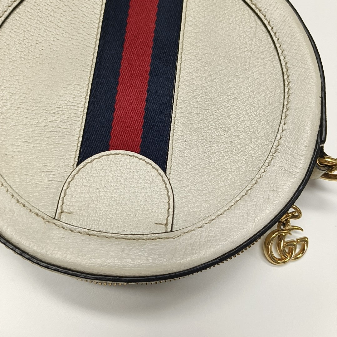 Ophidia Mini Calfskin White