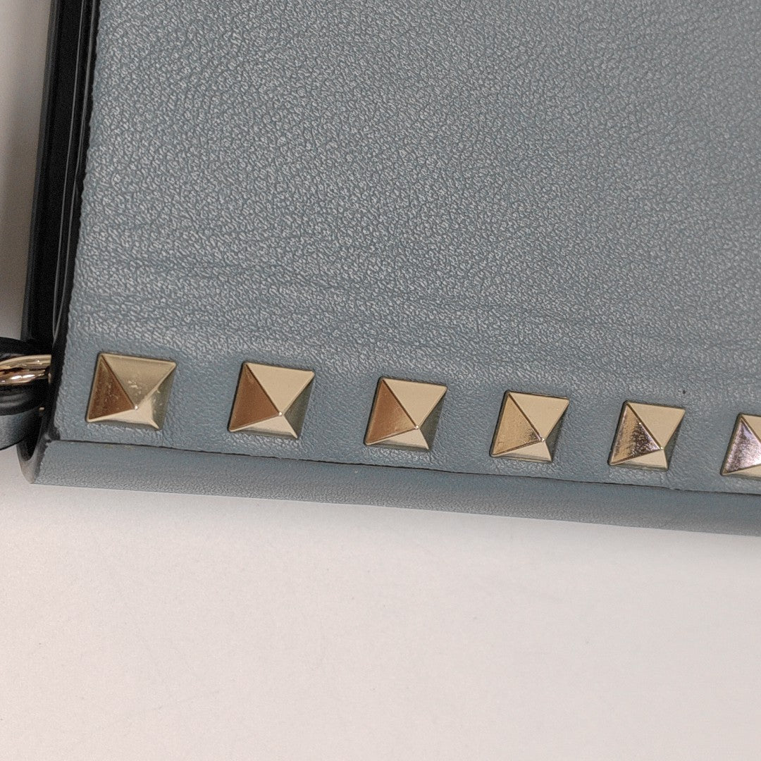 Rockstud Calfskin Blue