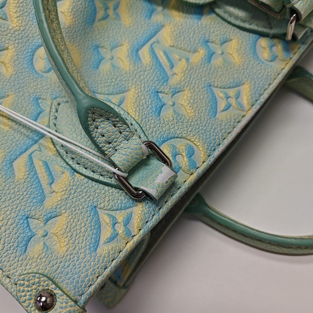 ONTHEGO PM Monogram Calfskin Green