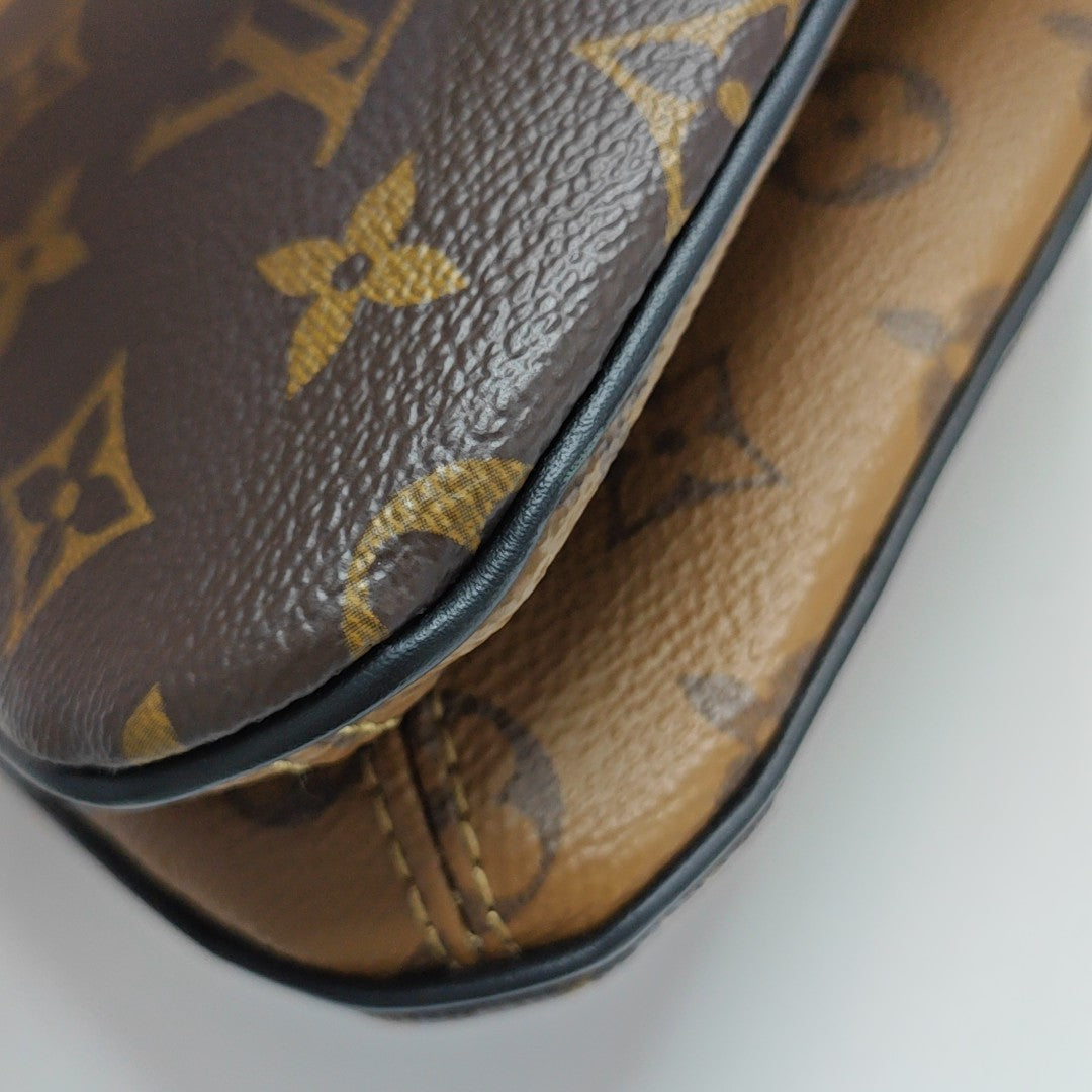 TWINNY Monogram Coated Canvas Brown