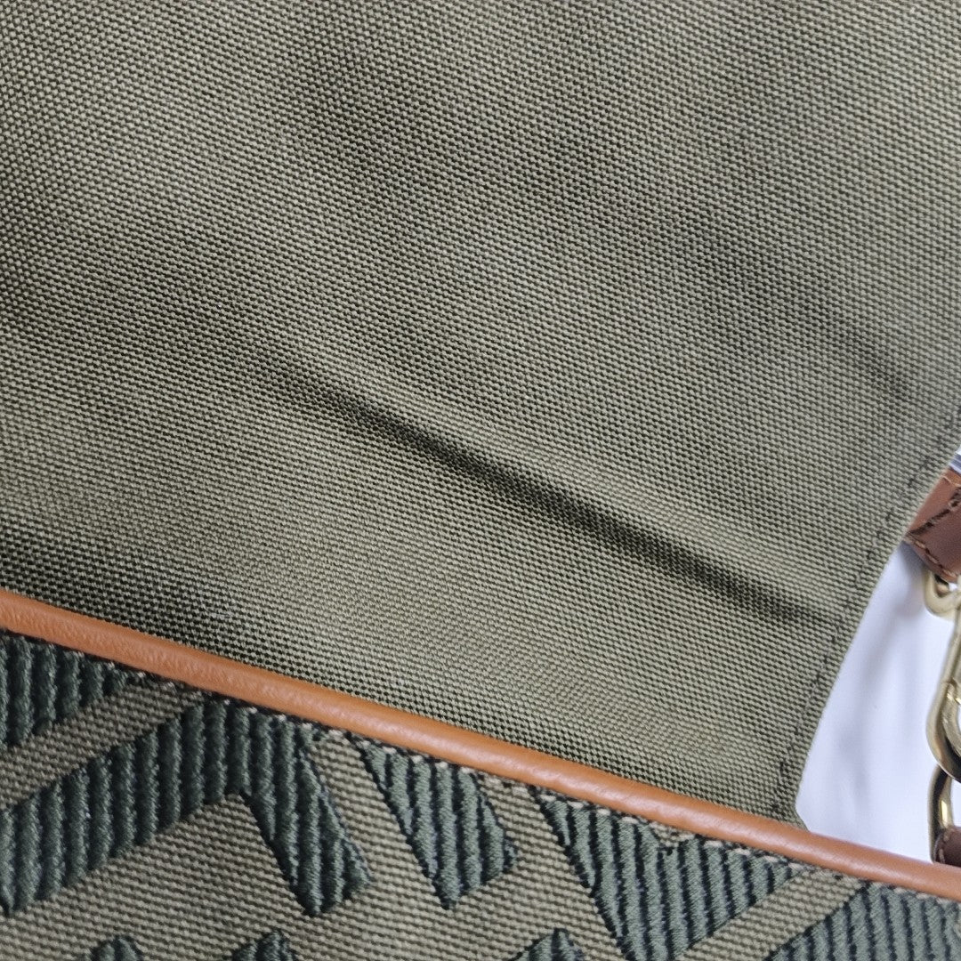 Baguette Medium Canvas Green