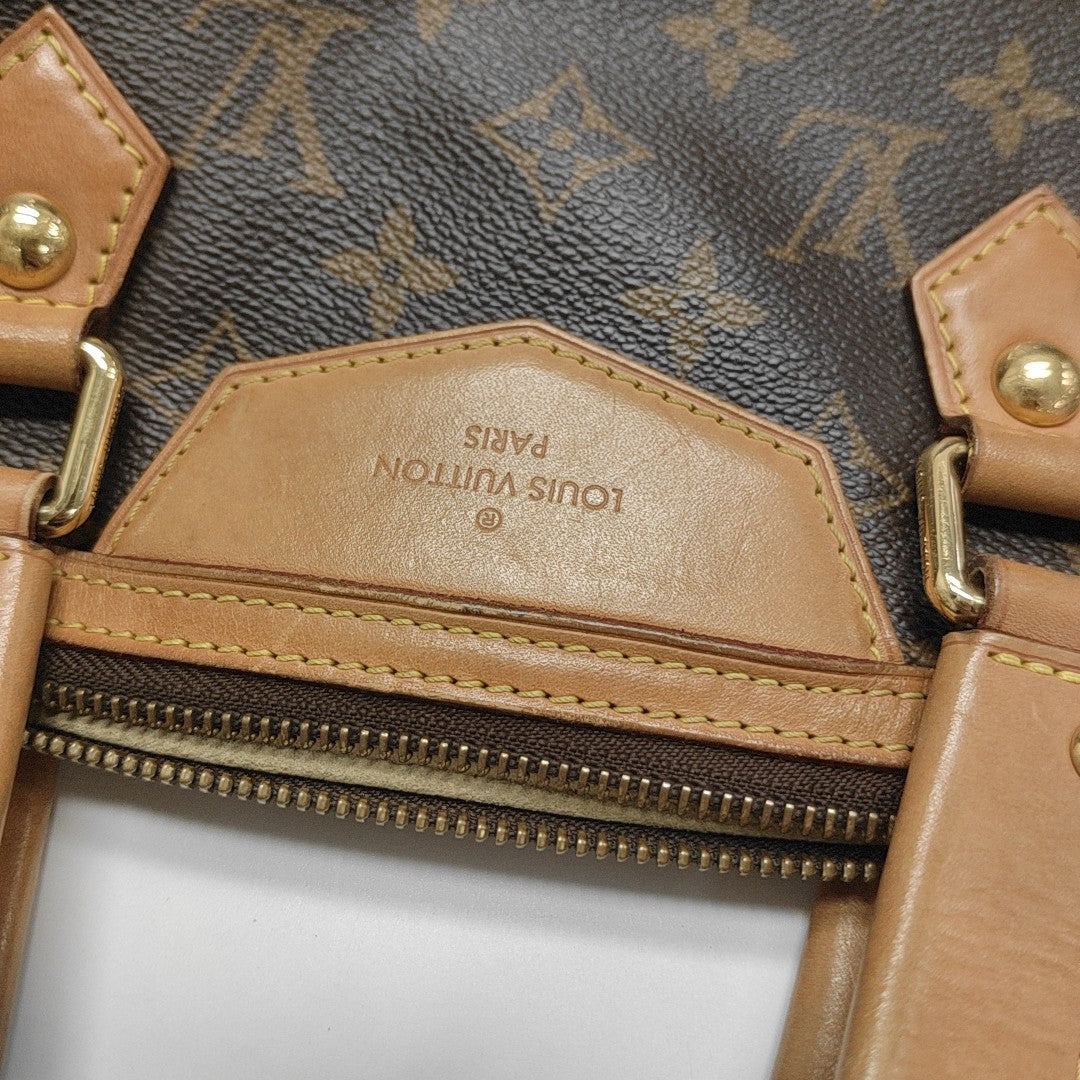 RETIRO NM Monogram Coated Canvas Brown
