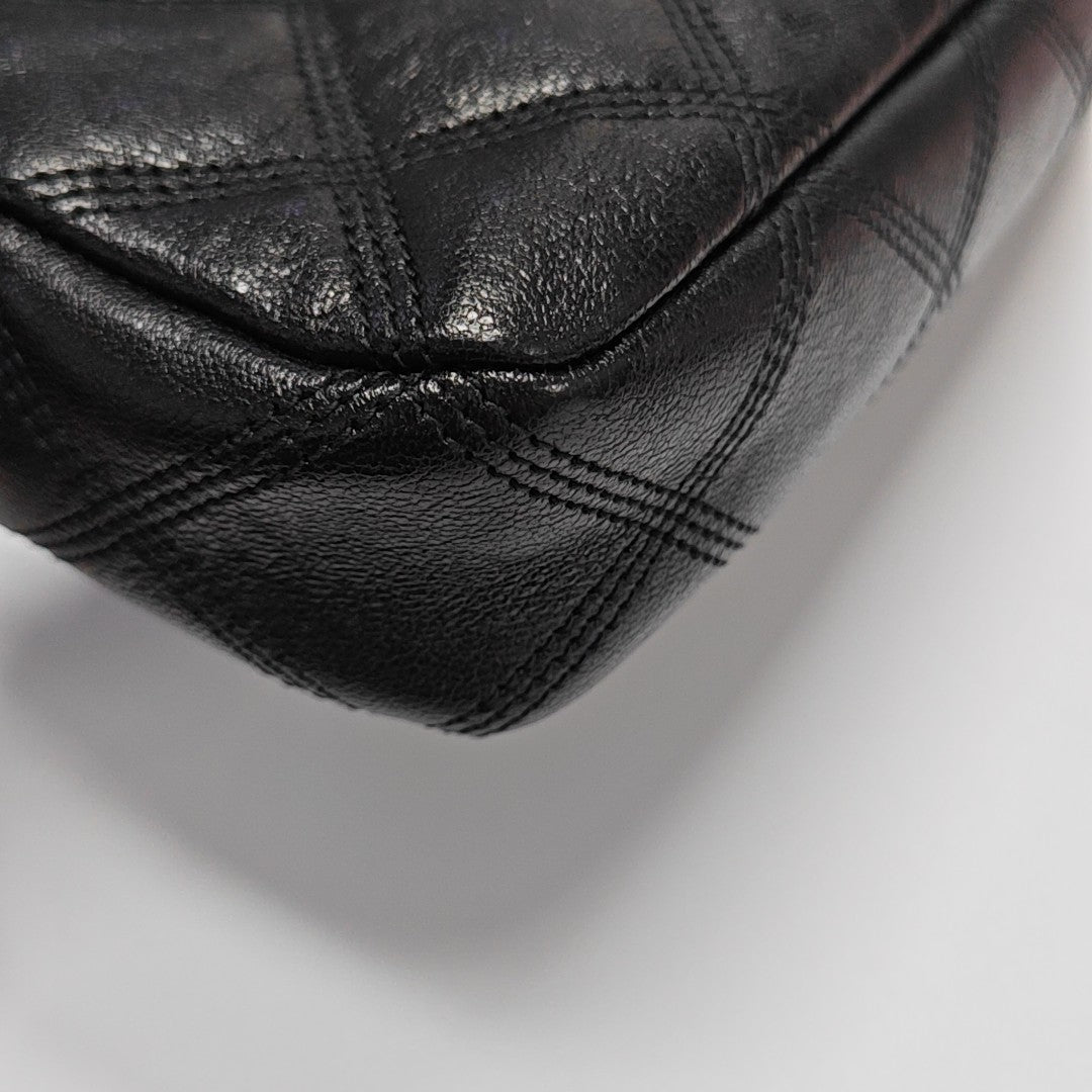 BECKY Quilted Calfskin Black