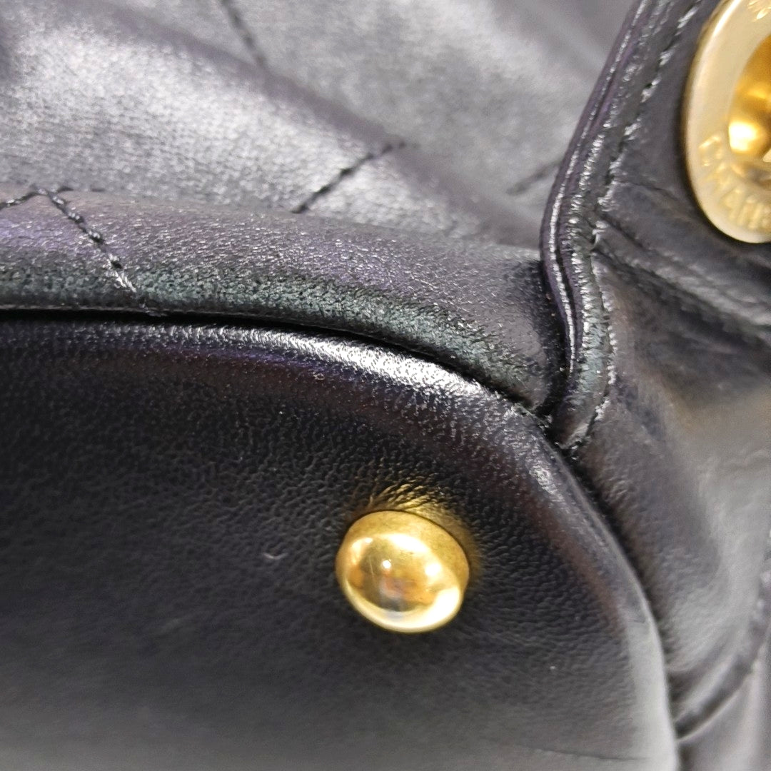 Quilted Lambskin Black