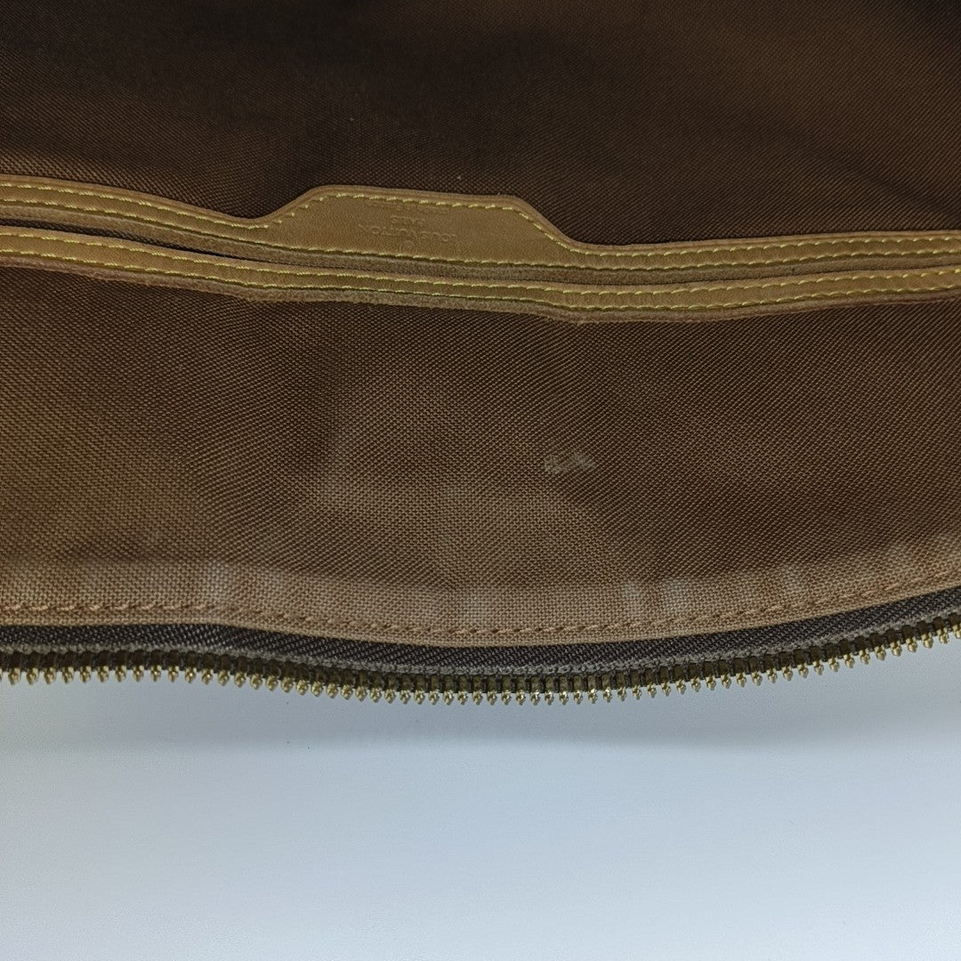 PALERMO GM Monogram Coated Canvas Brown