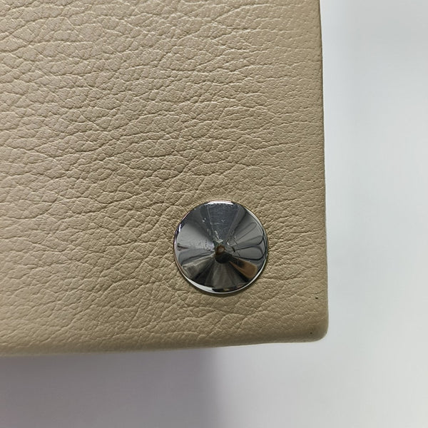 Calfskin Top Handle Bag Beige