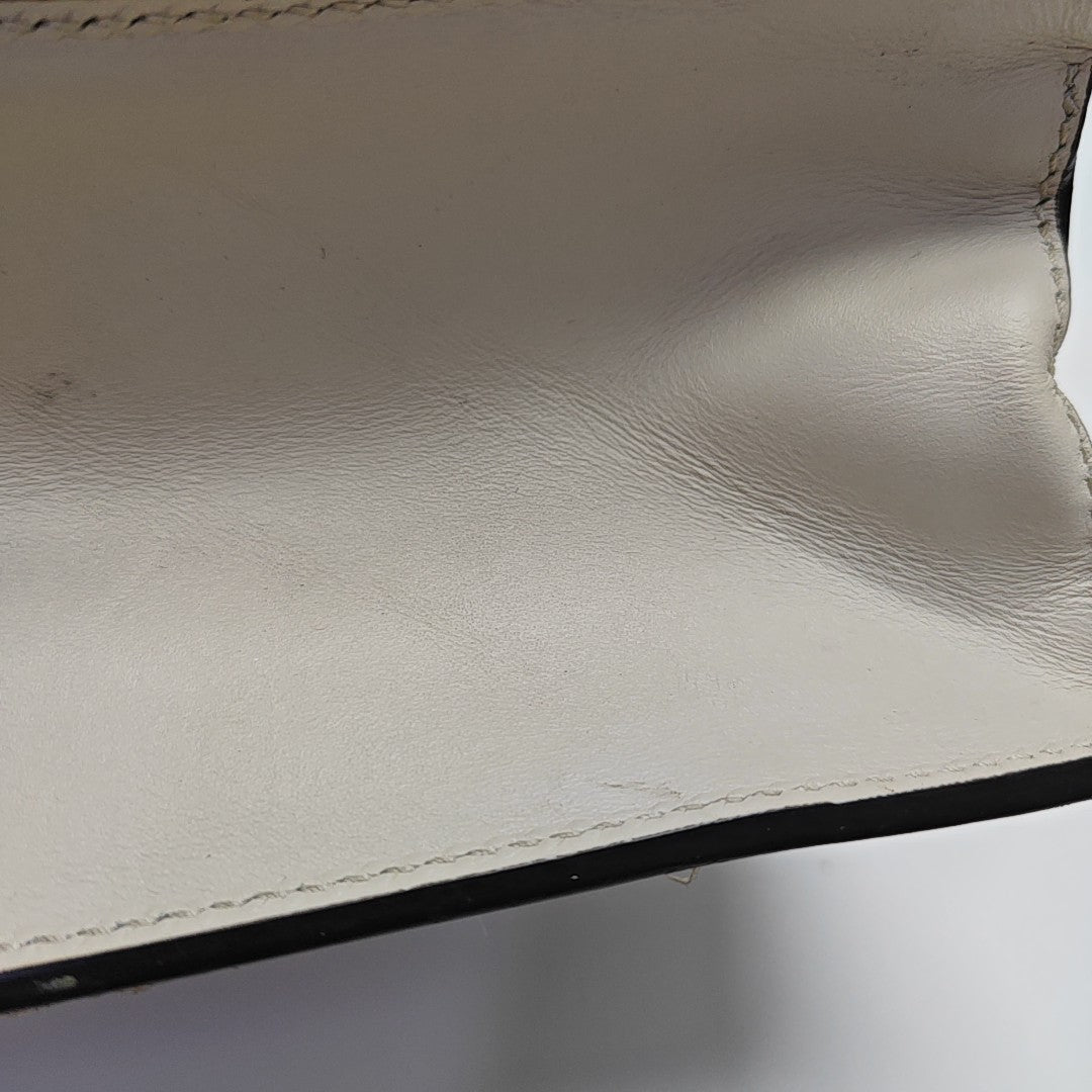 Sylvie Mini Calfskin White