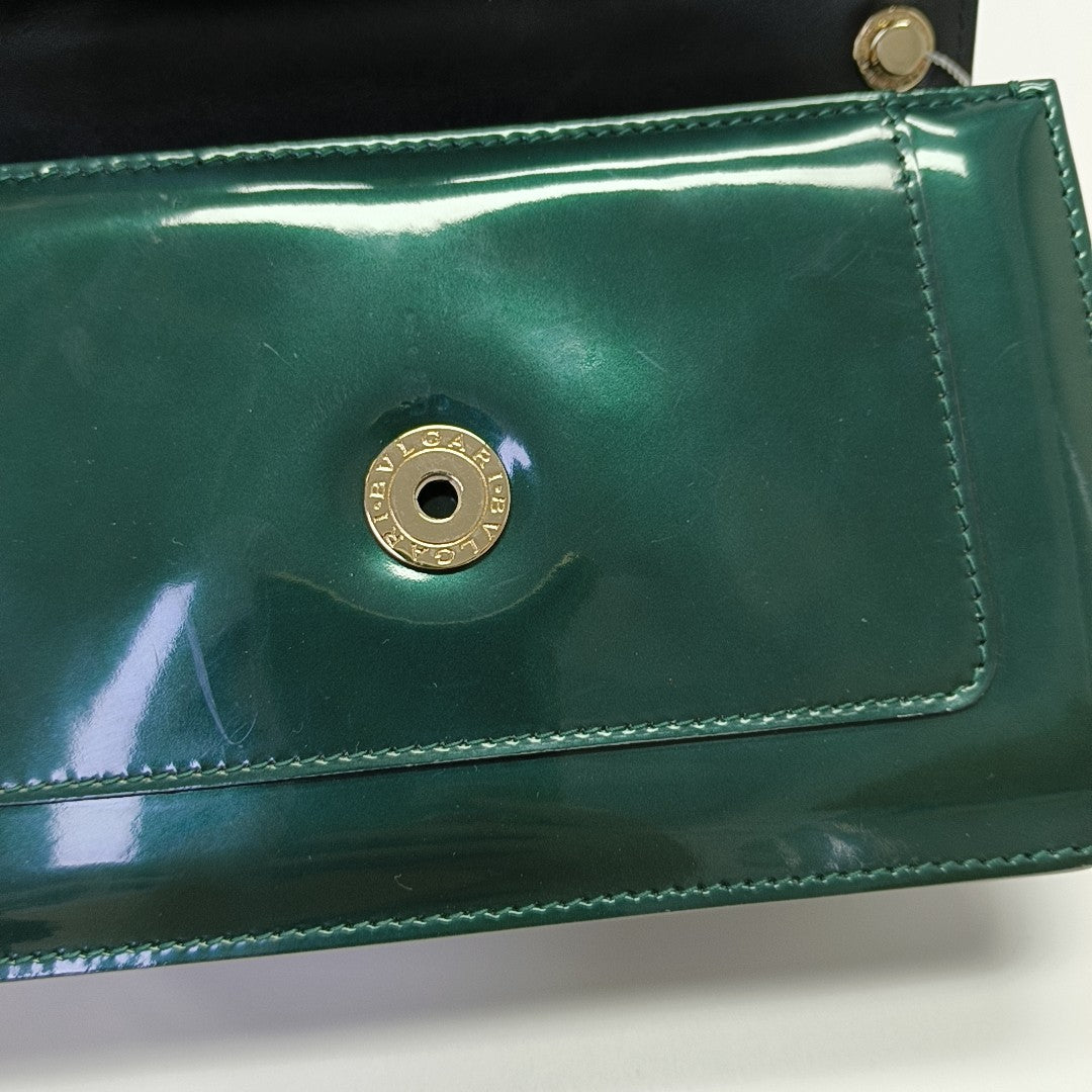 SERPENTI FOREVER Small Patent Leather Green