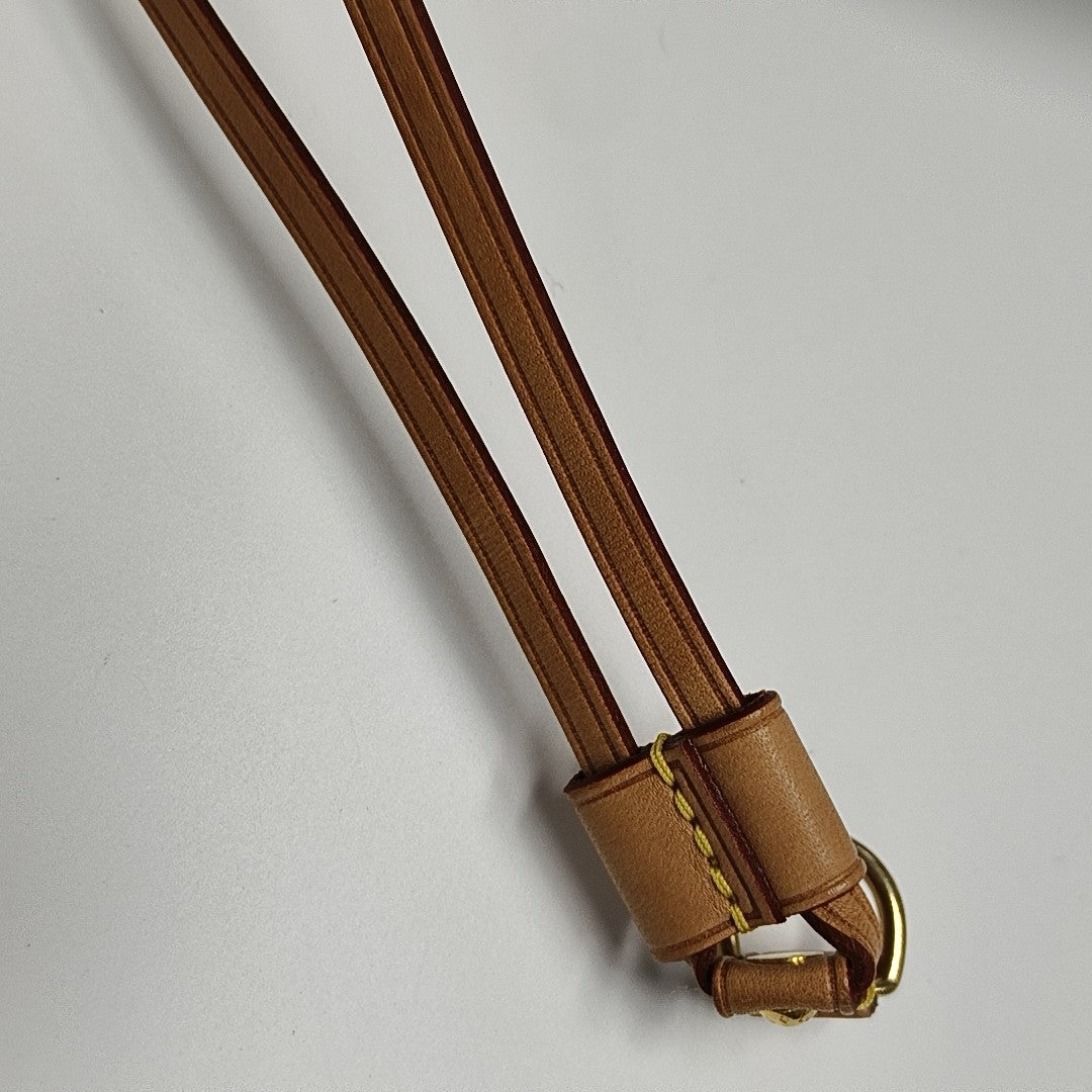 NEVERFULL MM Monogram Coated Canvas Brown
