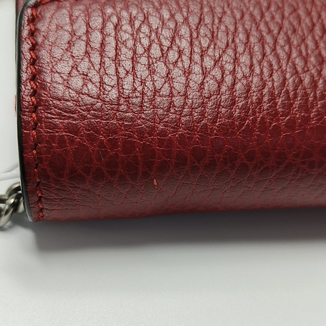 Dionysus Super Mini Piel de becerro roja