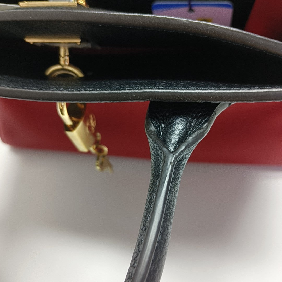 CITY STEAMER PM Calfskin Red