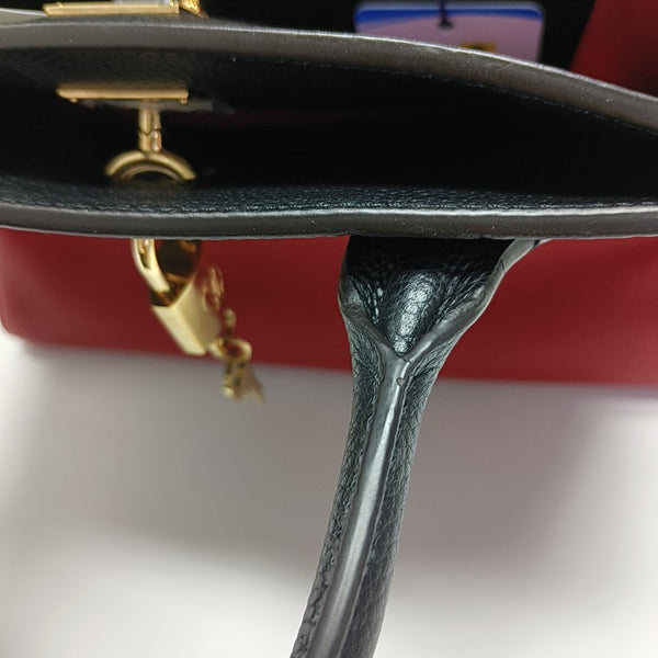 CITY STEAMER PM Calfskin Red