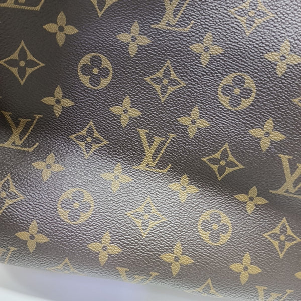 NEVERFULL MM Monogram Coated Canvas Brown