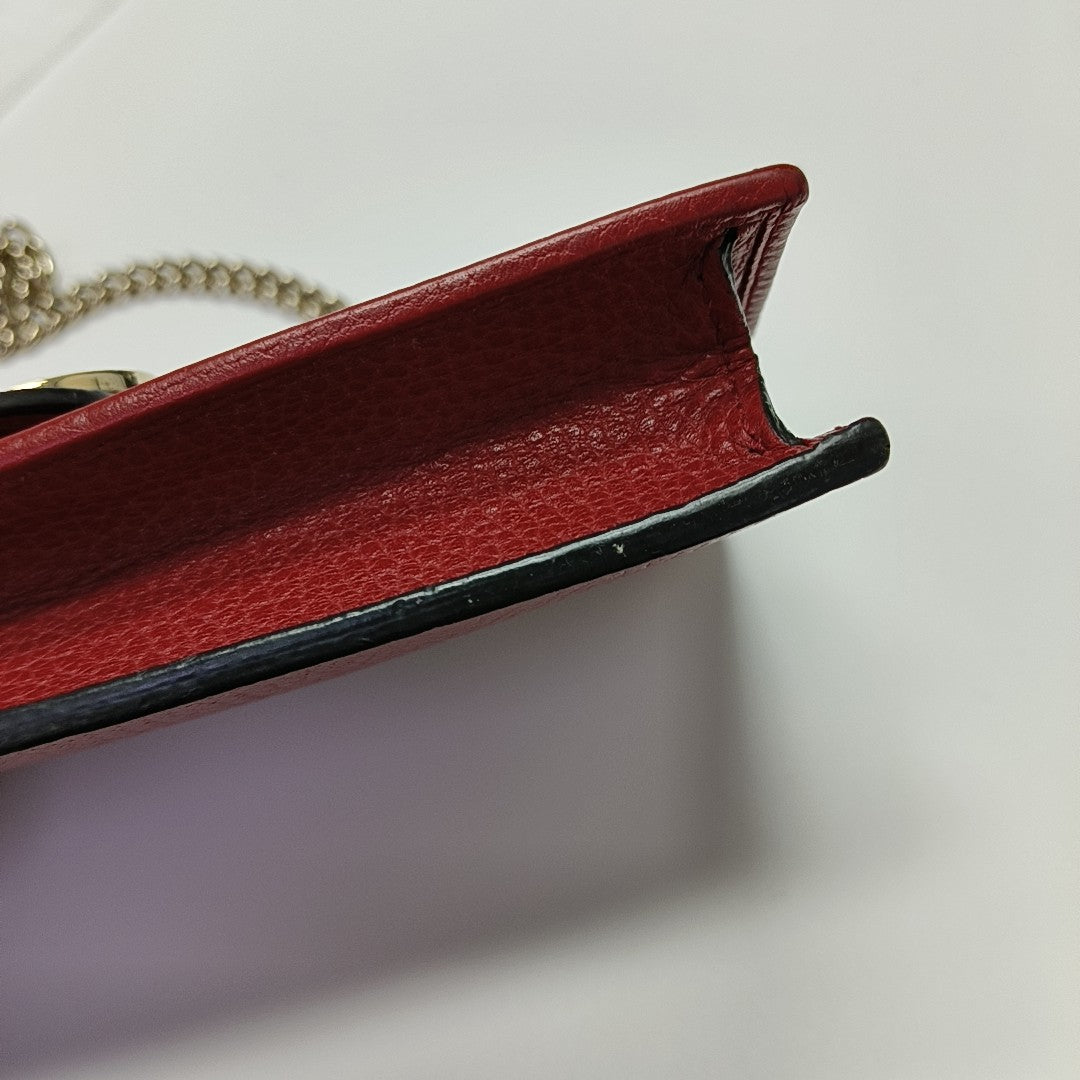 Calfskin Shoulder Bag Red