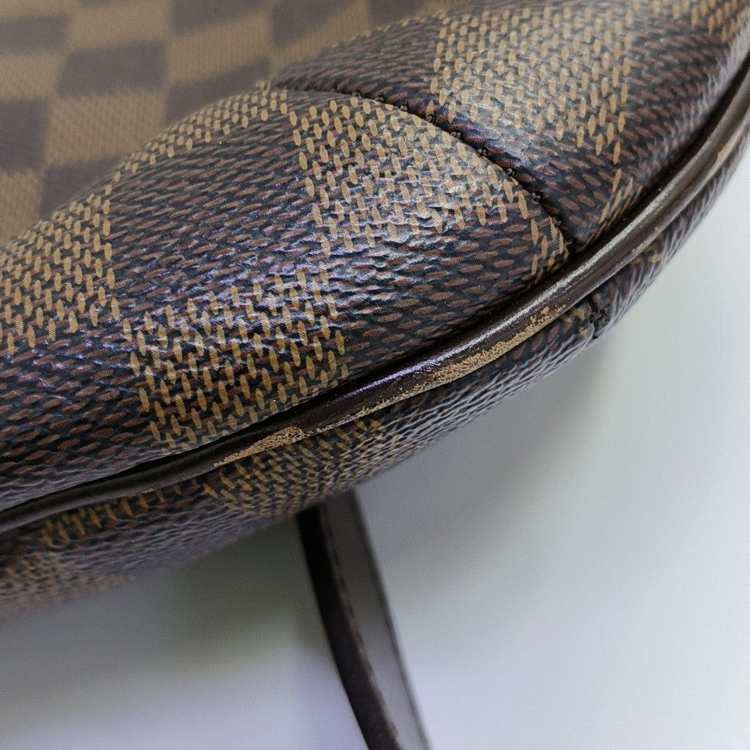 BLOOMSBURY PM Damier Ebene Coated Canvas Brown