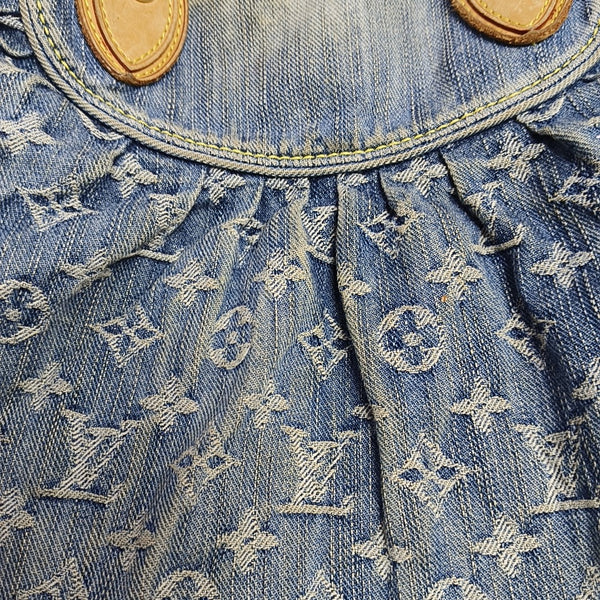 NEO CABBY Monogram Denim Blue