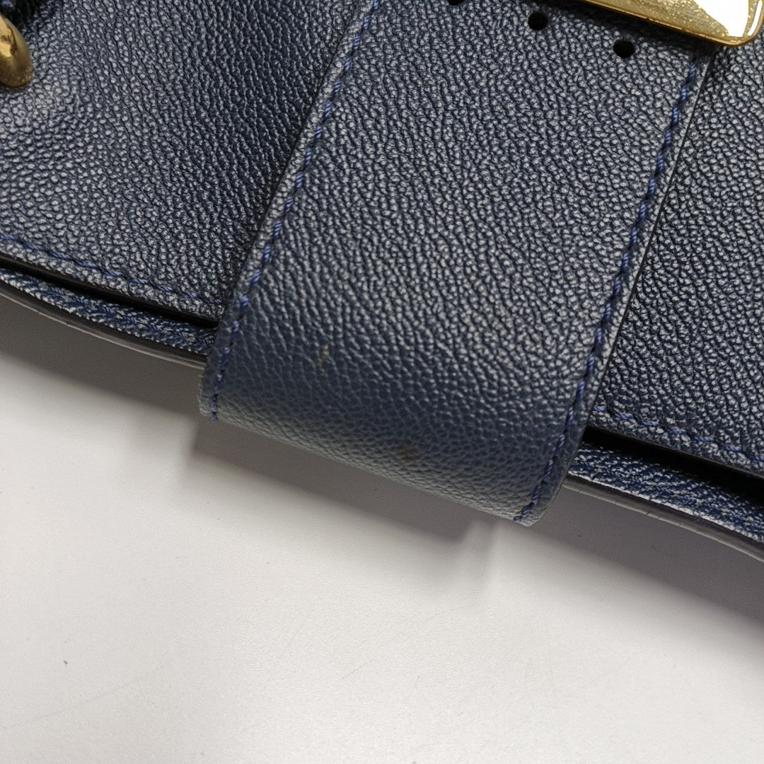Buckle Calfskin Blue