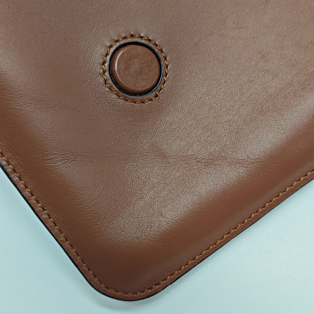 Gusset Calfskin Brown