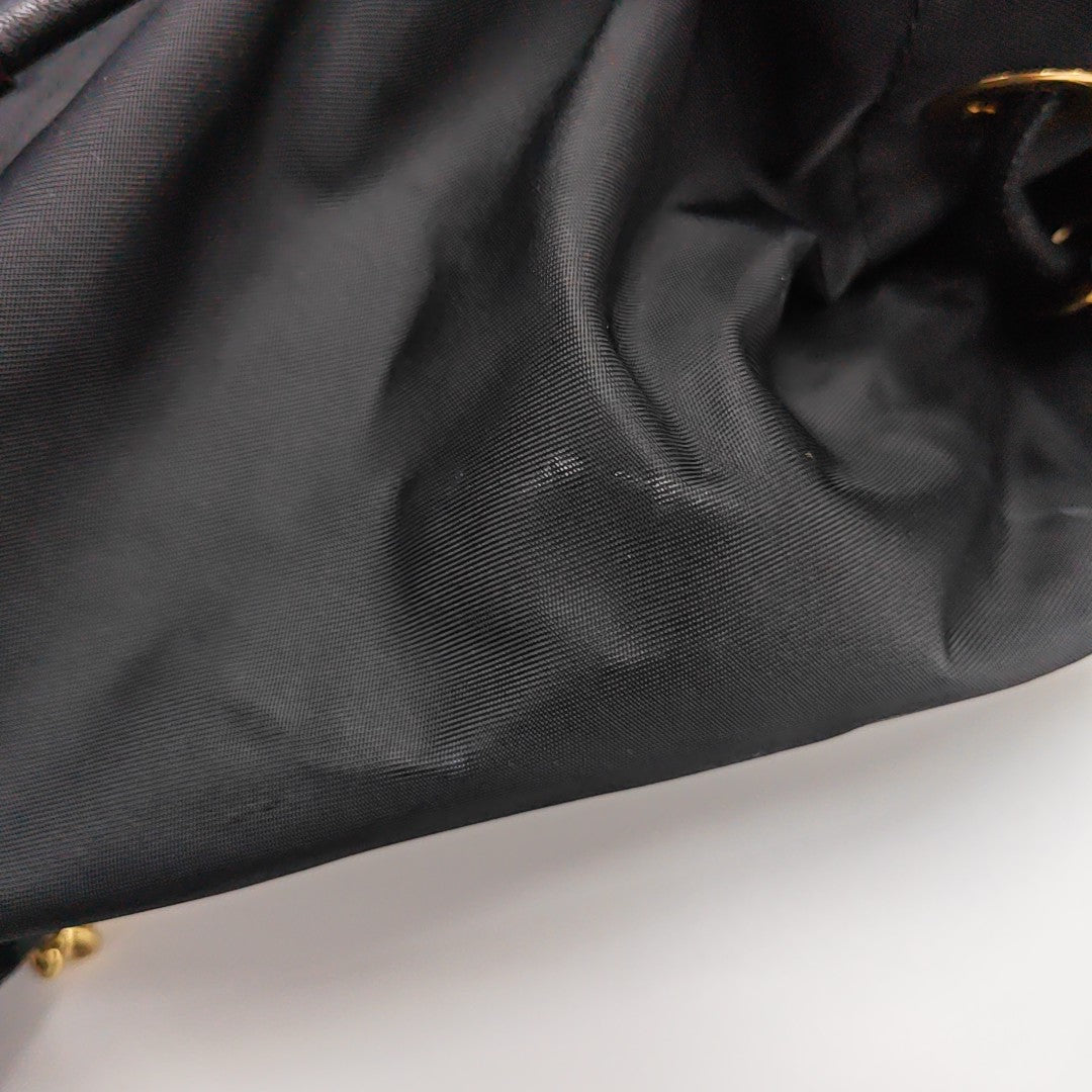 The Rucksack Medium Nylon Black