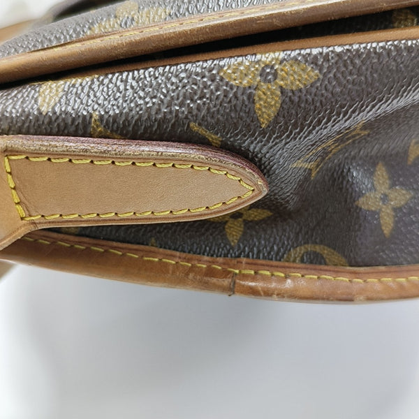 MENILMONTANT PM Monogram Coated Canvas Brown
