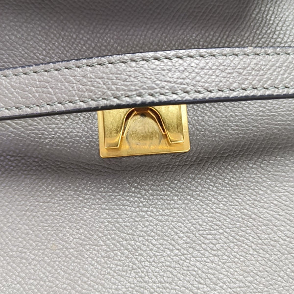 BELT Micro Calfskin Gray