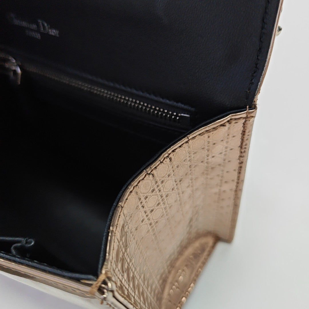 Diorama Small Calfskin Beige