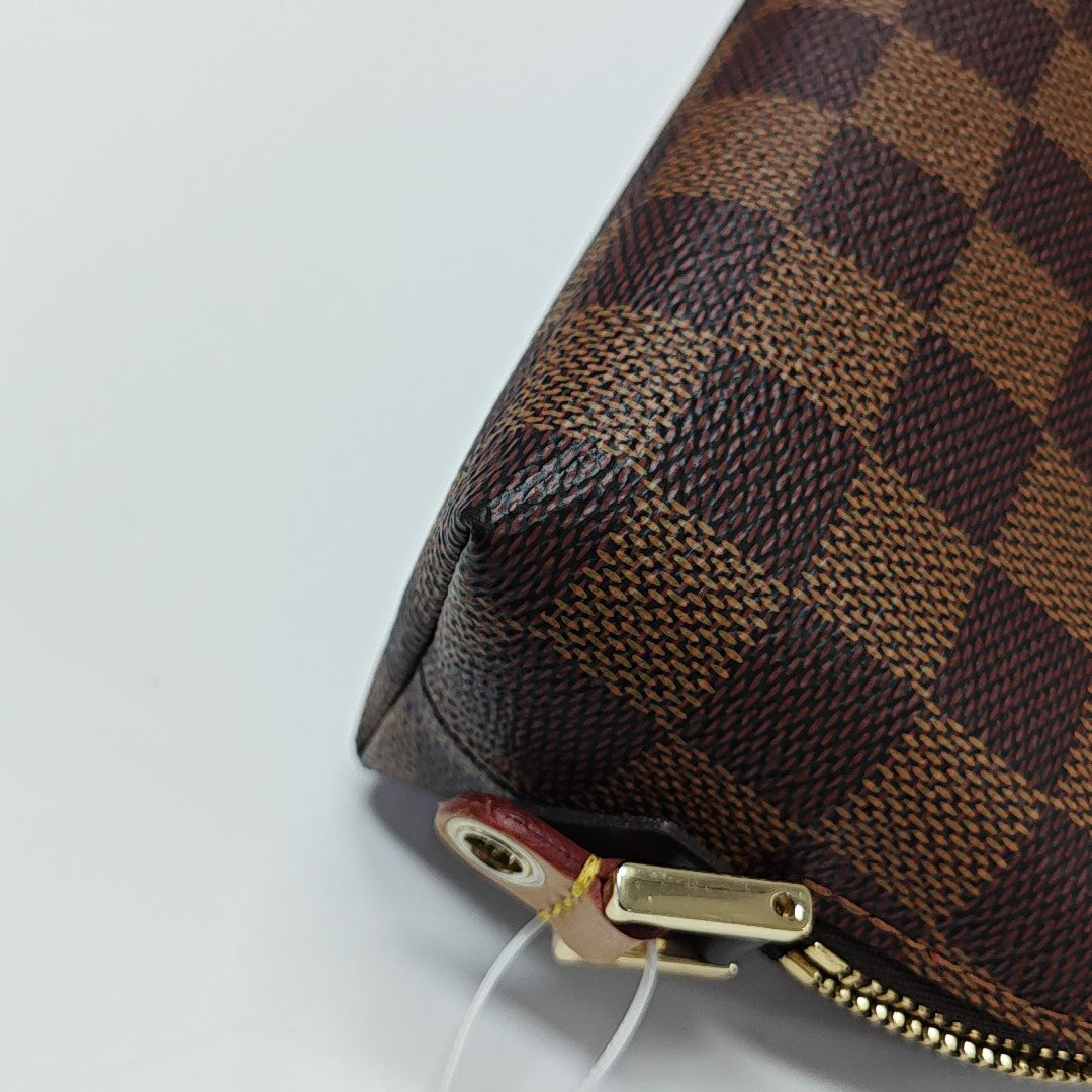 COSMETIC PM Damier Ebene Coated Canvas Brown