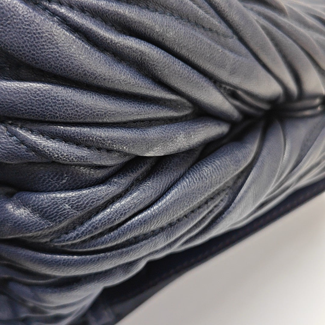 Avenue Quilted Lambskin Blue