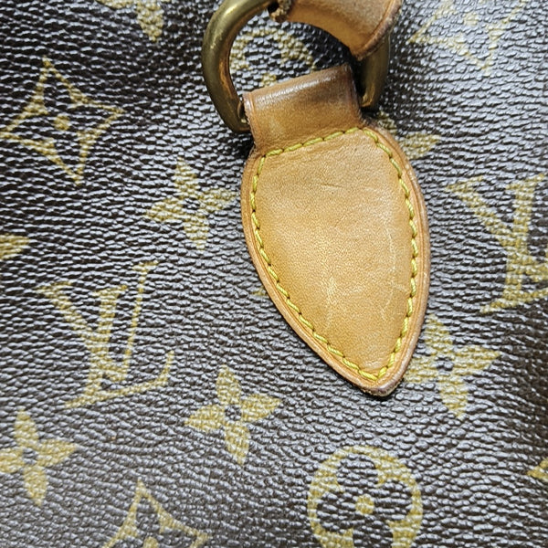 LOCKIT GM Monogram Coated Canvas Brown