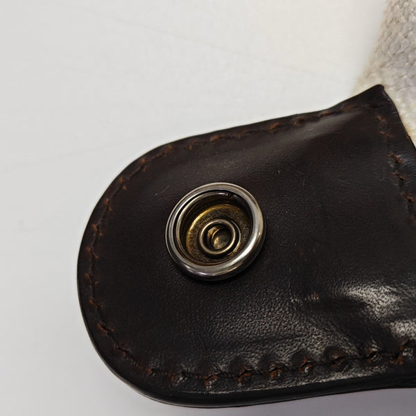 Linen Top Handle Bag Multicolor