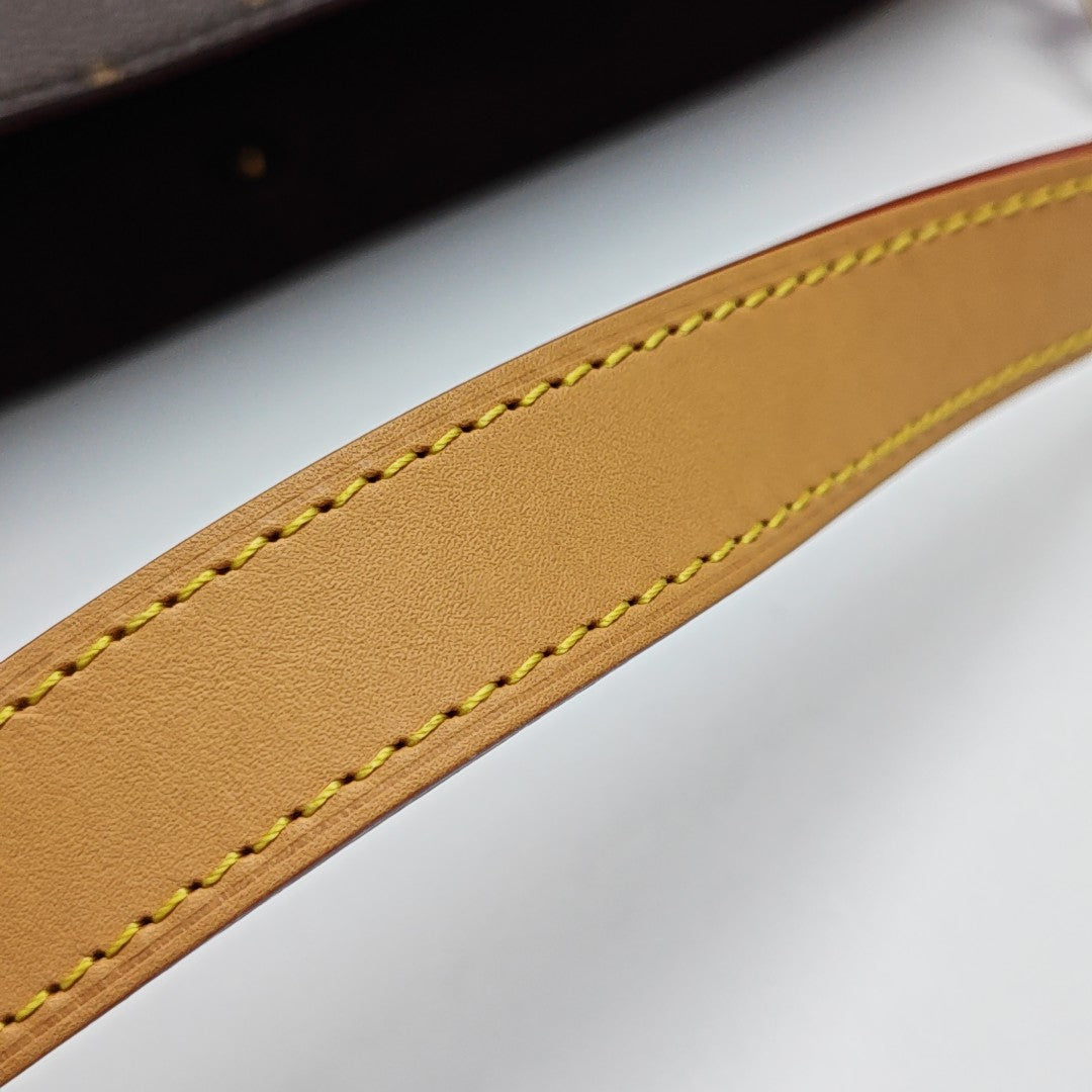 ALL IN Monogram Coated Canvas Brown