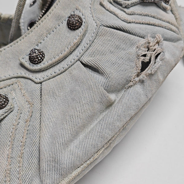 Le Cagole Mini Denim Blue