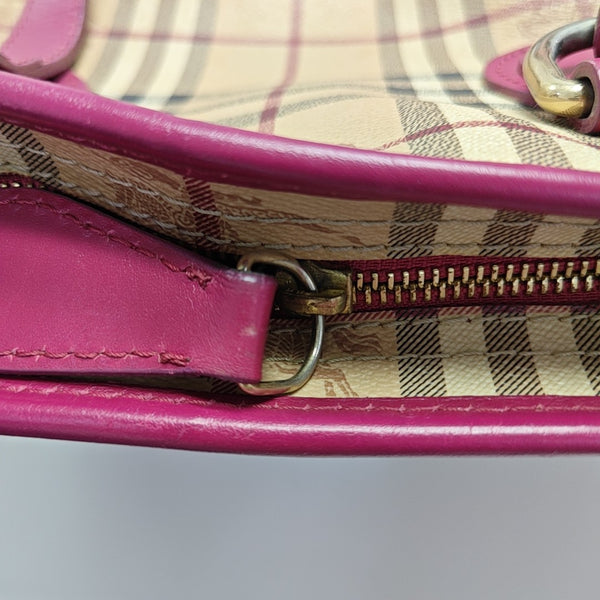 Nova Check Coated Canvas Brown